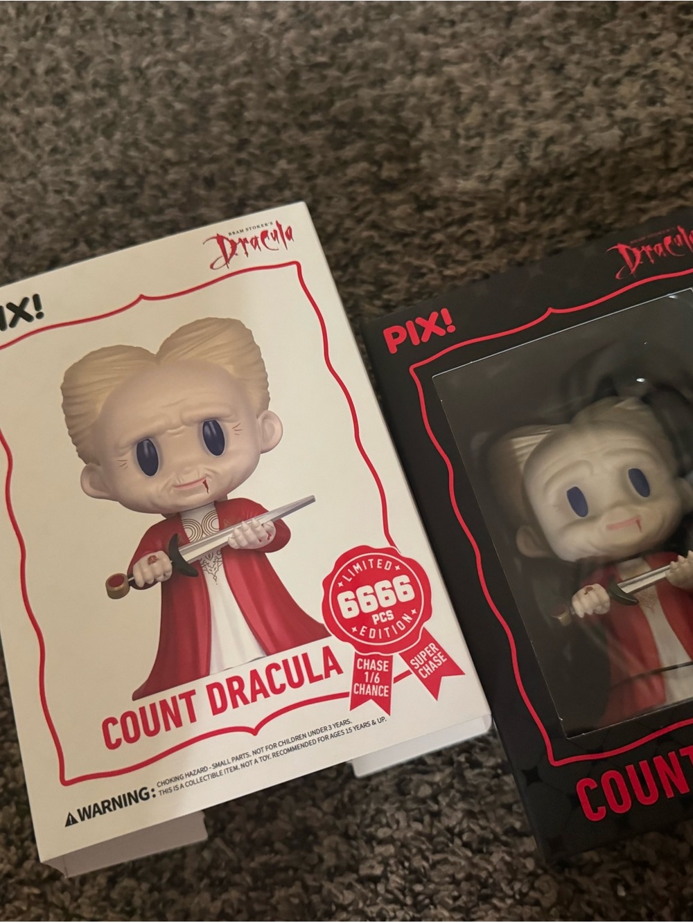 Funko Count Dracula Vinyl Figure - White, Red, Black